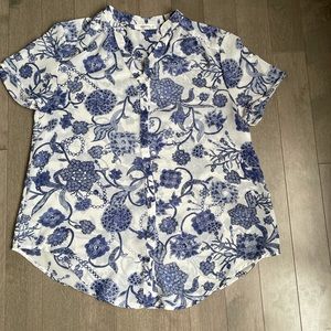 Mandee Sz M blouse. Like new